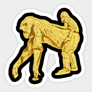 Chimp Sticker